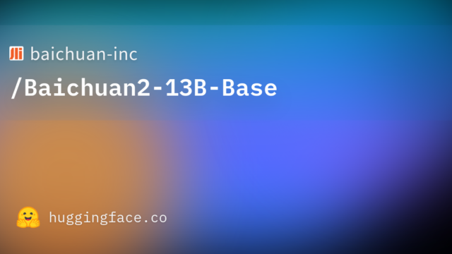 baichuan-inc/Baichuan2-13B-Base