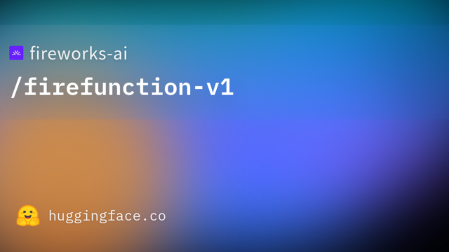 fireworks-ai/firefunction-v1