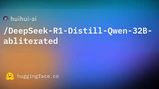 huihui-ai/DeepSeek-R1-Distill-Qwen-32B-abliterated