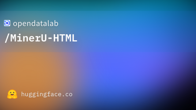 opendatalab/MinerU-HTML