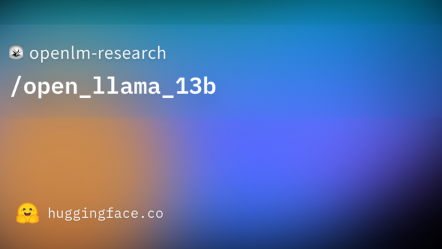 openlm-research/open_llama_13b