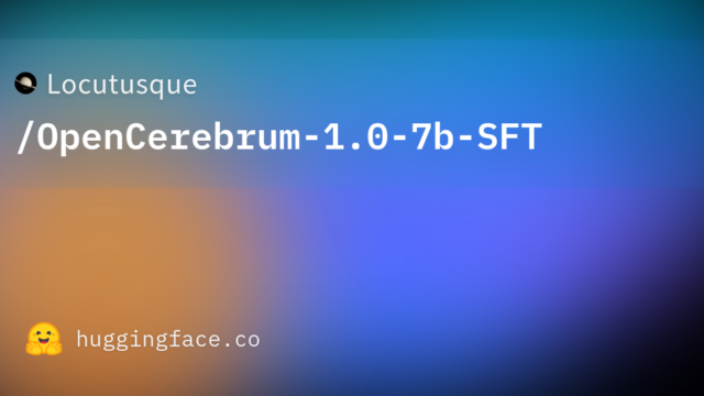 Locutusque/OpenCerebrum-1.0-7b-SFT