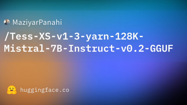 MaziyarPanahi/Tess-XS-v1-3-yarn-128K-Mistral-7B-Instruct-v0.2-GGUF