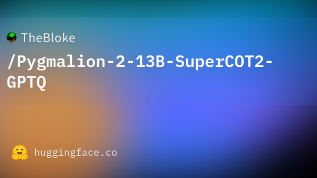 TheBloke/Pygmalion-2-13B-SuperCOT2-GPTQ