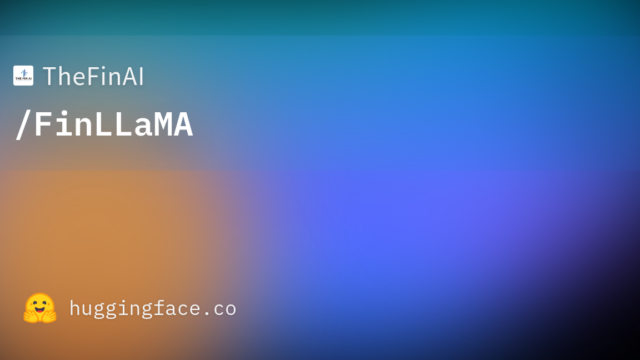 TheFinAI/FinLLaMA