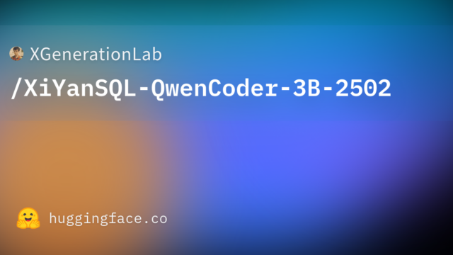 XGenerationLab/XiYanSQL-QwenCoder-3B-2502