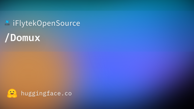 iFlytekOpenSource/Domux