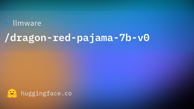 llmware/dragon-red-pajama-7b-v0