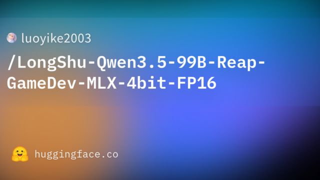 luoyike2003/LongShu-Qwen3.5-99B-Reap-GameDev-MLX-4bit-FP16