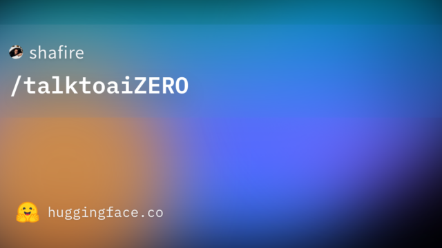 shafire/talktoaiZERO