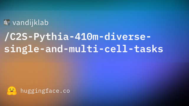 vandijklab/C2S-Pythia-410m-diverse-single-and-multi-cell-tasks