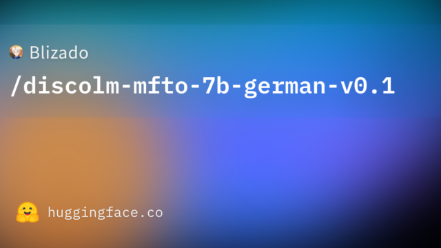 Blizado/discolm-mfto-7b-german-v0.1