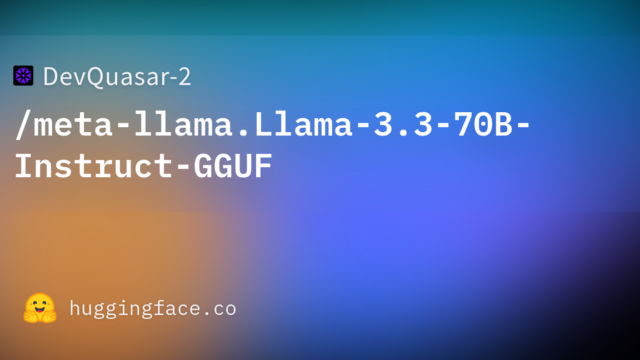 DevQuasar-2/meta-llama.Llama-3.3-70B-Instruct-GGUF