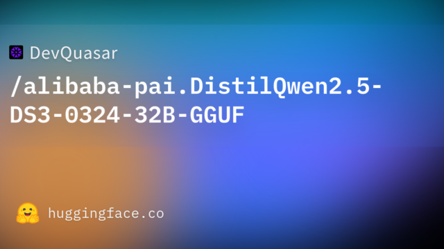 DevQuasar/alibaba-pai.DistilQwen2.5-DS3-0324-32B-GGUF