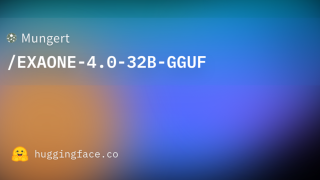 Mungert/EXAONE-4.0-32B-GGUF