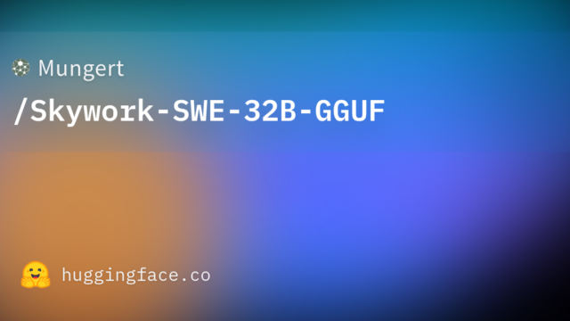 Mungert/Skywork-SWE-32B-GGUF