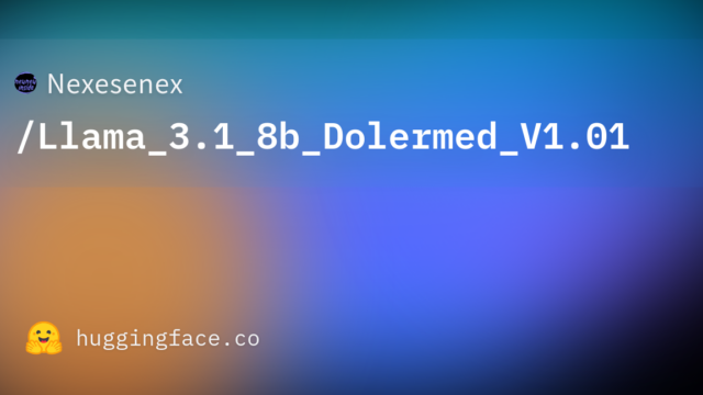 Nexesenex/Llama_3.1_8b_Dolermed_V1.01