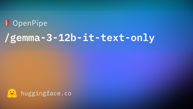 OpenPipe/gemma-3-12b-it-text-only
