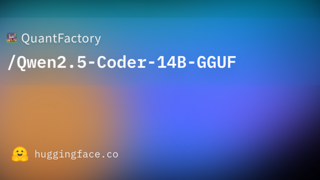 QuantFactory/Qwen2.5-Coder-14B-GGUF
