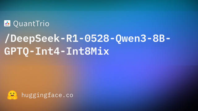 QuantTrio/DeepSeek-R1-0528-Qwen3-8B-GPTQ-Int4-Int8Mix