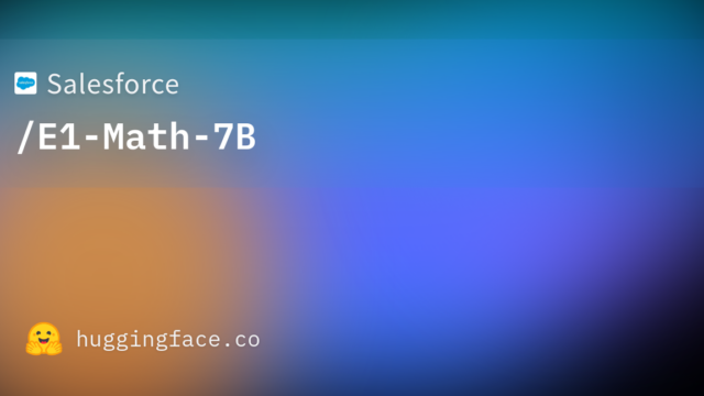 Salesforce/E1-Math-7B