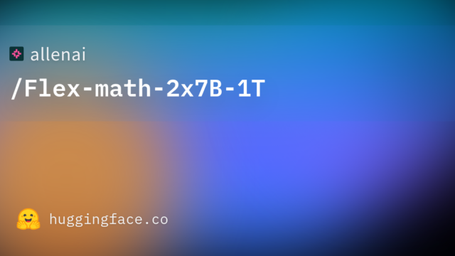 allenai/Flex-math-2x7B-1T