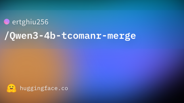 ertghiu256/Qwen3-4b-tcomanr-merge
