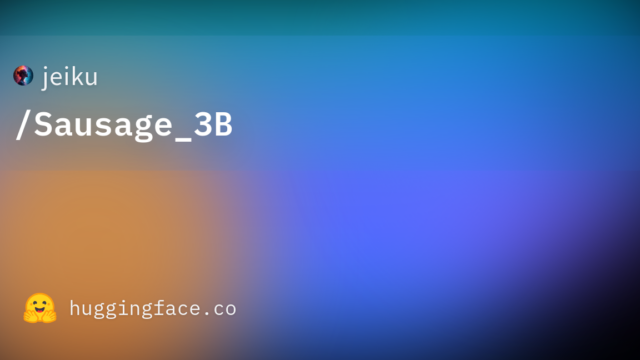 jeiku/Sausage_3B