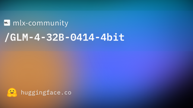 mlx-community/GLM-4-32B-0414-4bit