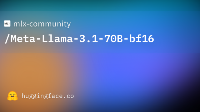 mlx-community/Meta-Llama-3.1-70B-bf16