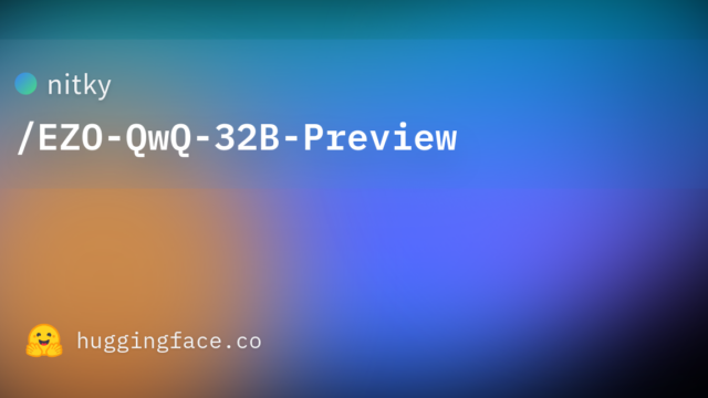 nitky/EZO-QwQ-32B-Preview