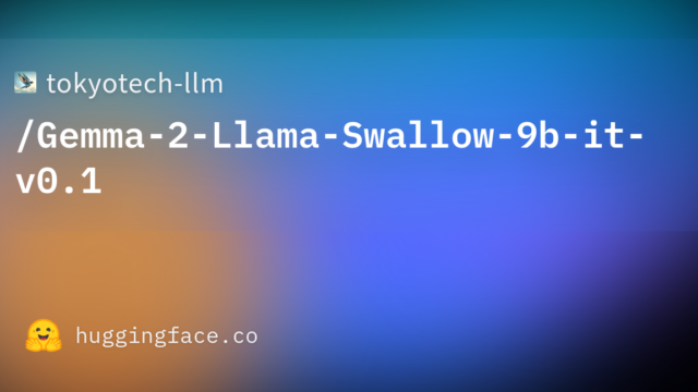 tokyotech-llm/Gemma-2-Llama-Swallow-9b-it-v0.1
