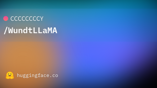 CCCCCCCCY/WundtLLaMA