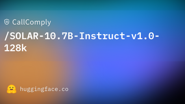 CallComply/SOLAR-10.7B-Instruct-v1.0-128k