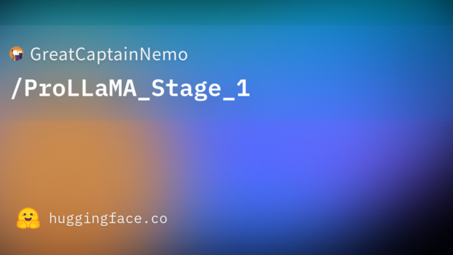 GreatCaptainNemo/ProLLaMA_Stage_1