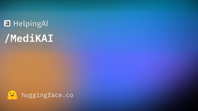 HelpingAI/MediKAI