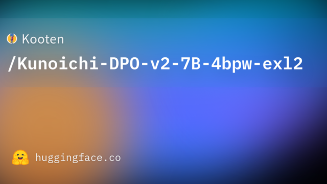 Kooten/Kunoichi-DPO-v2-7B-4bpw-exl2