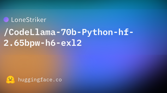LoneStriker/CodeLlama-70b-Python-hf-2.65bpw-h6-exl2