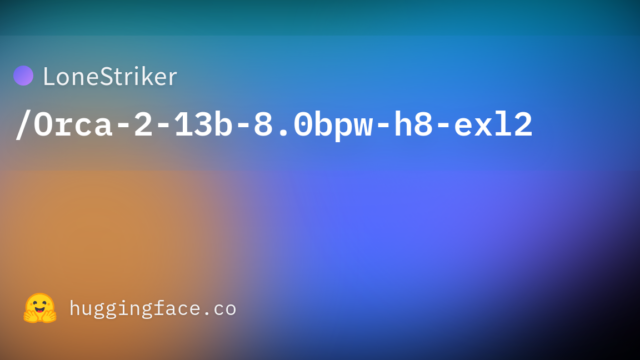 LoneStriker/Orca-2-13b-8.0bpw-h8-exl2