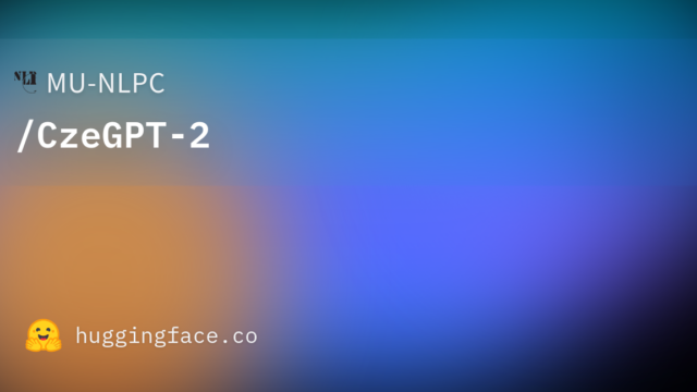 MU-NLPC/CzeGPT-2