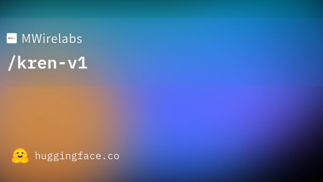 MWirelabs/kren-v1