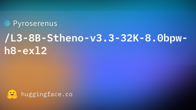 Pyroserenus/L3-8B-Stheno-v3.3-32K-8.0bpw-h8-exl2