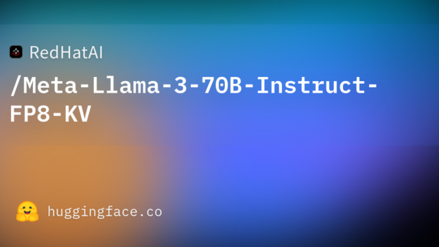 RedHatAI/Meta-Llama-3-70B-Instruct-FP8-KV