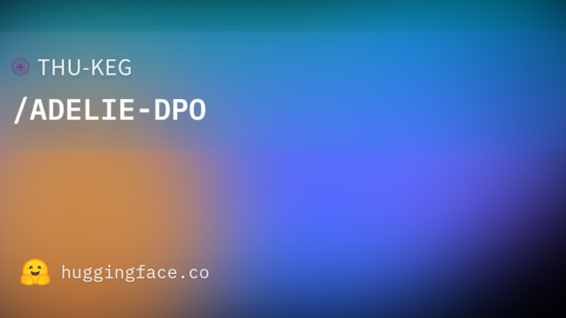 THU-KEG/ADELIE-DPO