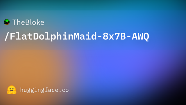 TheBloke/FlatDolphinMaid-8x7B-AWQ