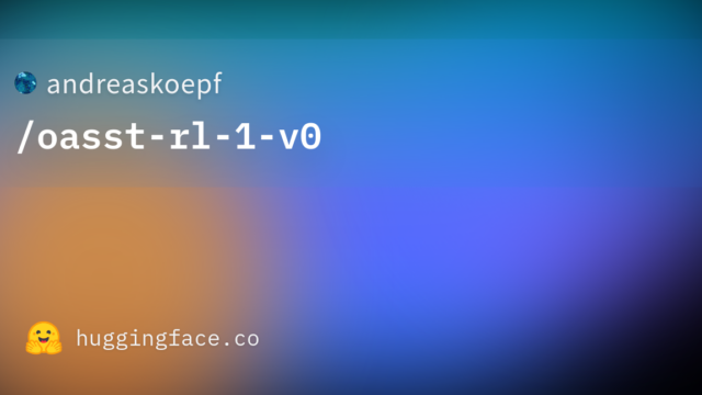 andreaskoepf/oasst-rl-1-v0