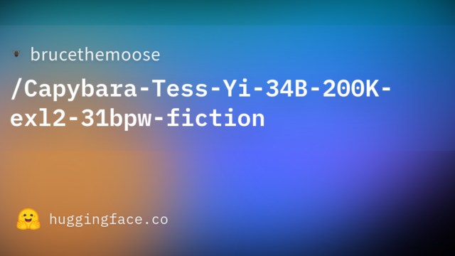 brucethemoose/Capybara-Tess-Yi-34B-200K-exl2-31bpw-fiction