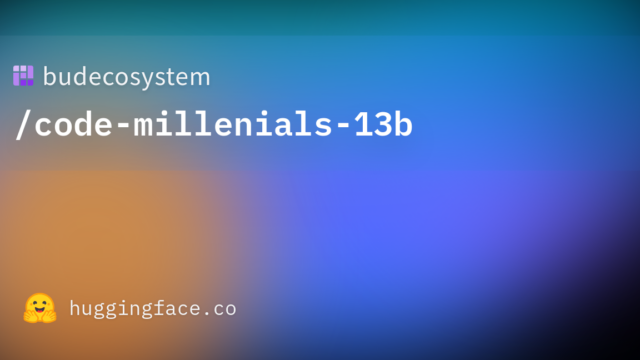 budecosystem/code-millenials-13b