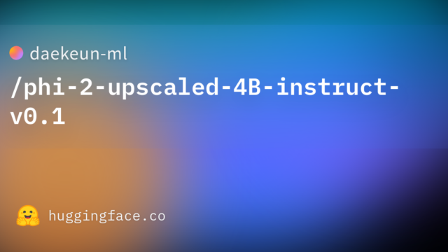 daekeun-ml/phi-2-upscaled-4B-instruct-v0.1