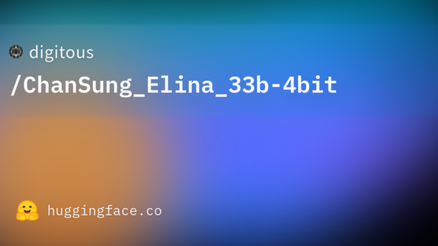 digitous/ChanSung_Elina_33b-4bit